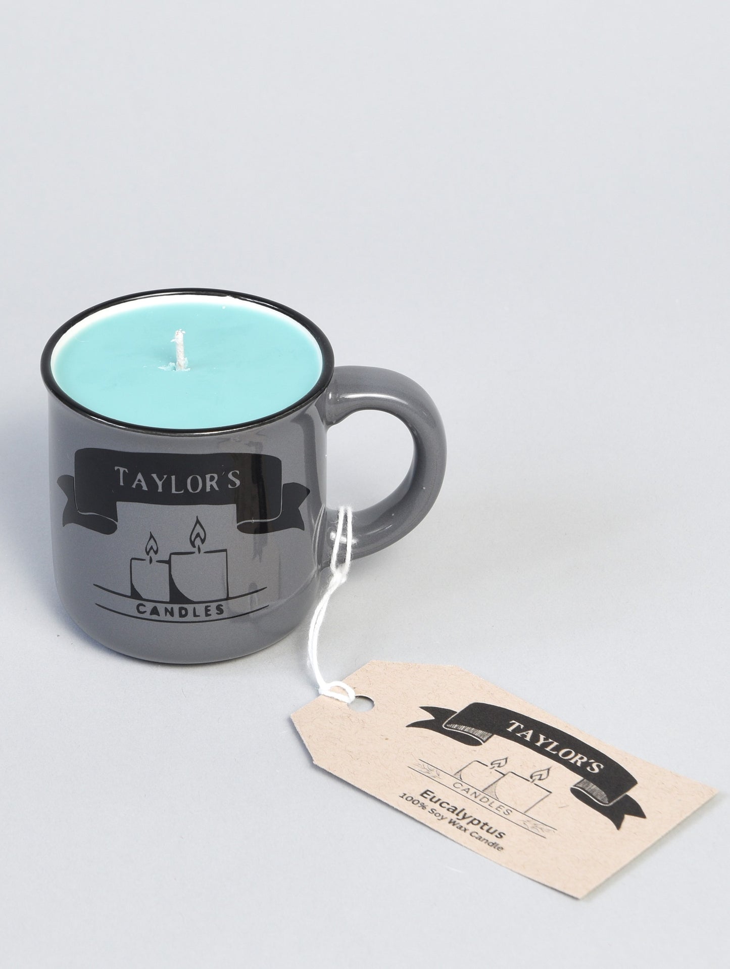 Taylor's Candles - Grey Eucalyptus Espresso Mug Candle