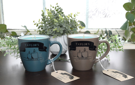 Taylor's Candles - Two Eucalyptus Mug Candles