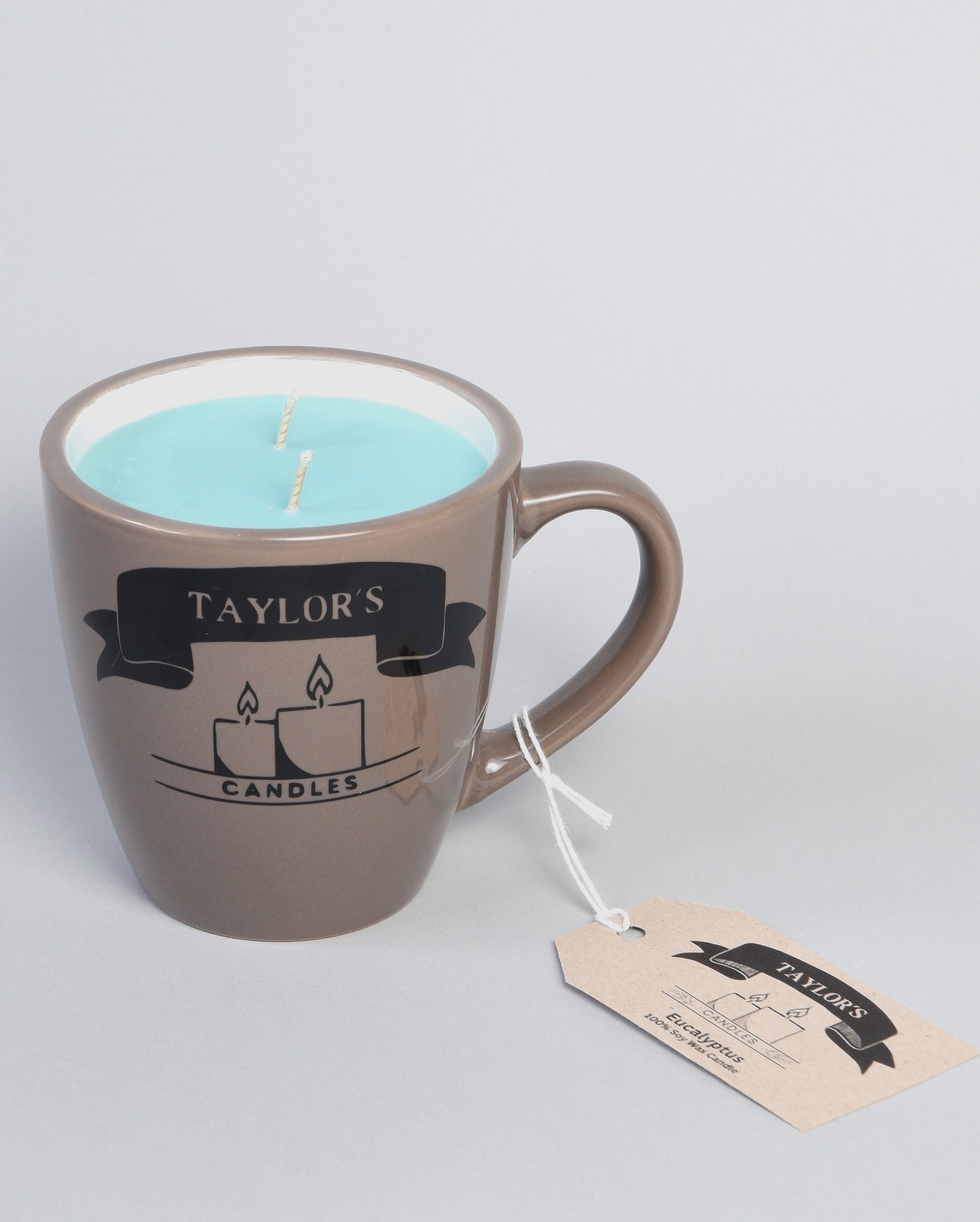 Taylor's Candles - Taupe Eucalyptus Mug Candle