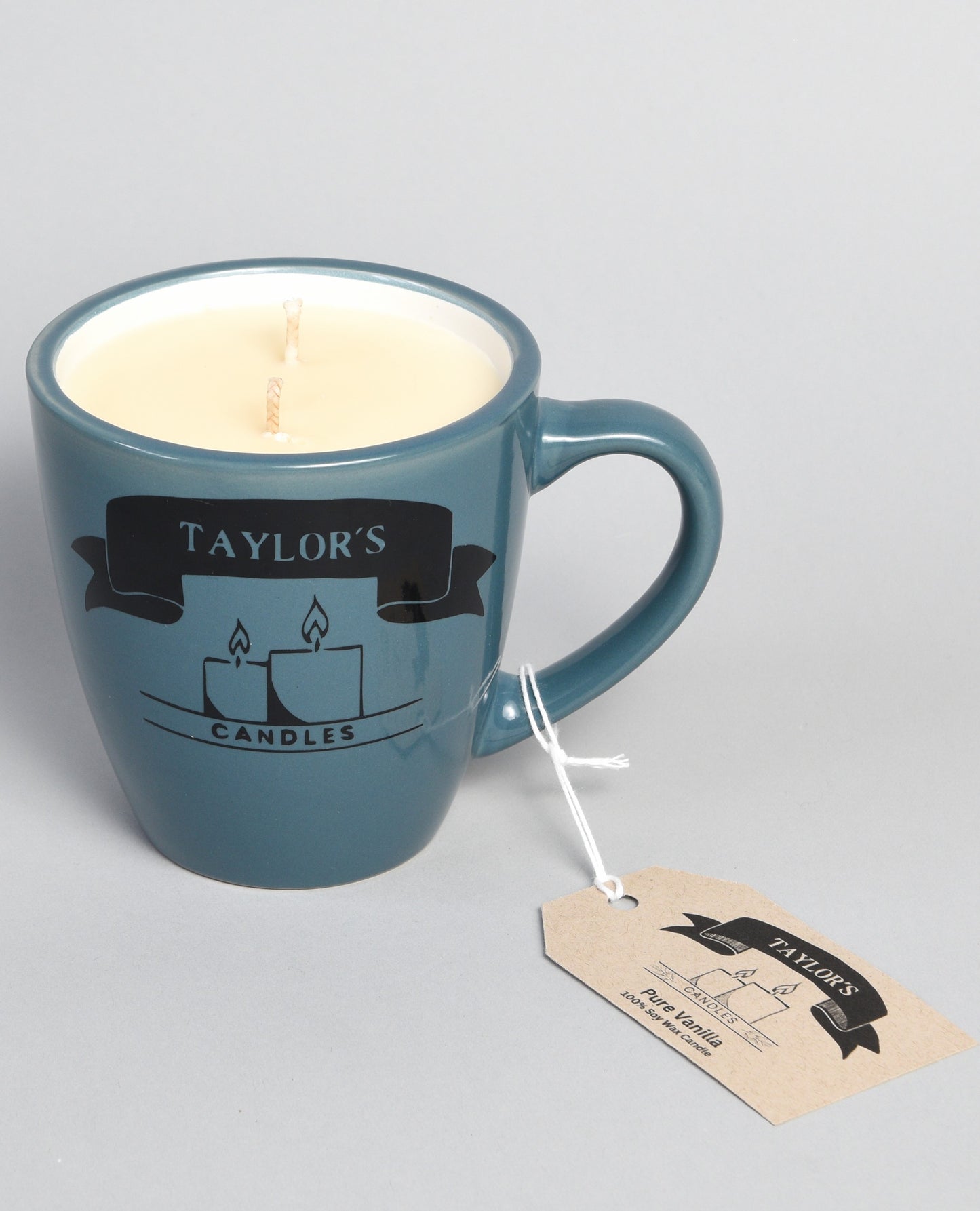 Taylor's Candles - Blue Pure Vanilla Mug Candle