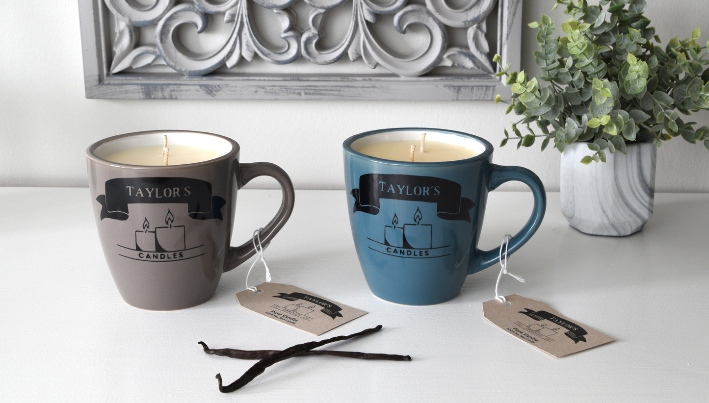 Taylor's Candles - Two Pure Vanilla Mug Candles